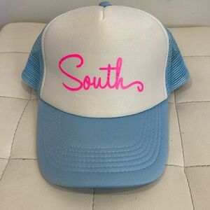 SOUTH baby blue hat